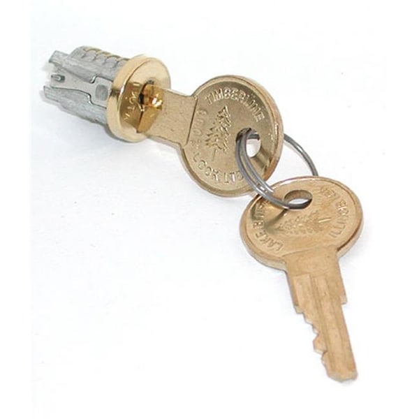 Hd HD TLLP 500 102TA Timberline Lock Plug Brass Keyed Alike - Key Number 102 TLLP 500 102TA - main
